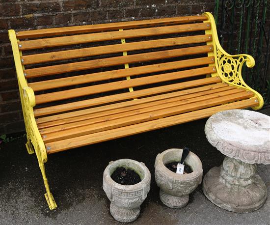 Garden bench